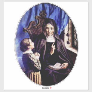 Heilige Angela Merici Schutzpatronin der Erzieher  Aufkleber