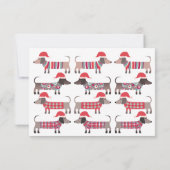 Heilige Ankündigung von Dachsund Dog Moving (Rückseite)