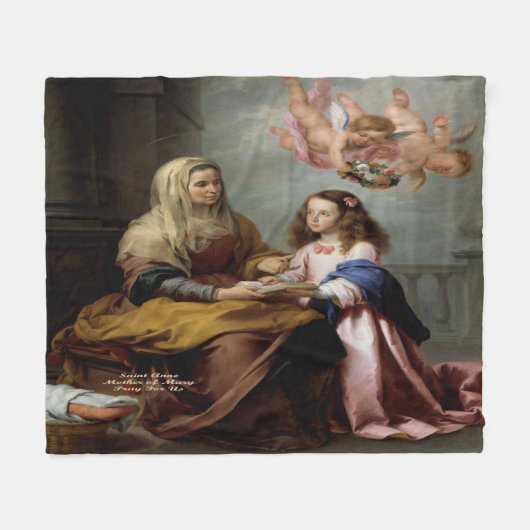 Heilige Anna, Mutter Marias Fleecedecke (Vorderseite (Horizontal))
