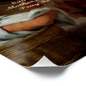 Heilige Anna, Mutter Marias Poster (Ecke)