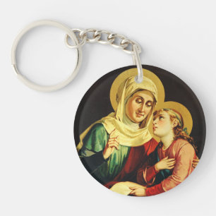 Heilige Anna und Jungfrau Maria Schlüsselanhänger