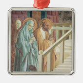 Heilige Anne und Joachim an der Darstellung von Silbernes Ornament (Vorne)