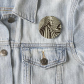 Heilige Anselm von Canterbury Doktor der Kirche Button (Beispiel)