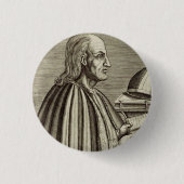 Heilige Anselm von Canterbury Doktor der Kirche Button (Vorderseite)