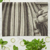 Heilige Anselm von Canterbury Doktor der Kirche Geschirrtuch (Gefaltet)