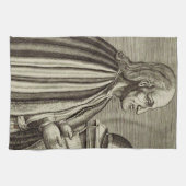 Heilige Anselm von Canterbury Doktor der Kirche Geschirrtuch (Horizontal)