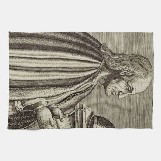 Heilige Anselm von Canterbury Doktor der Kirche Geschirrtuch (Horizontal)