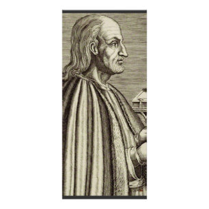 Heilige Anselm von Canterbury Doktor der Kirche Werbekarte