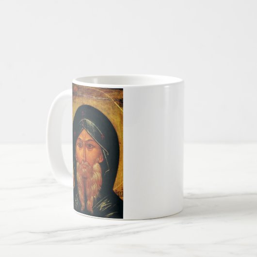 Heilige Anthony der Wüste Kaffeetasse (Vorderseite Links)