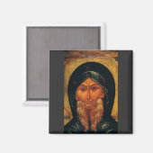 Heilige Anthony der Wüste Magnet (Vorderseite/Rückseite)