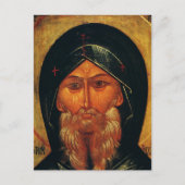 Heilige Anthony der Wüste Postkarte (Vorderseite)