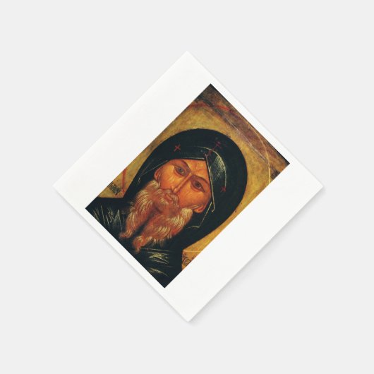 Heilige Anthony der Wüste Serviette (Ecke)