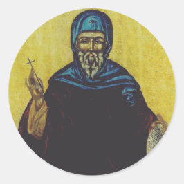 Heilige Anthony in Ägypten Runder Aufkleber