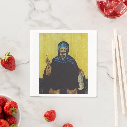 Heilige Anthony in Ägypten Serviette (Beispiel)