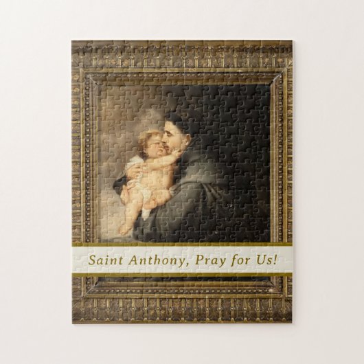 Heilige Anthony mit Christus-Kinderpuzzle Puzzle (Vertikal)