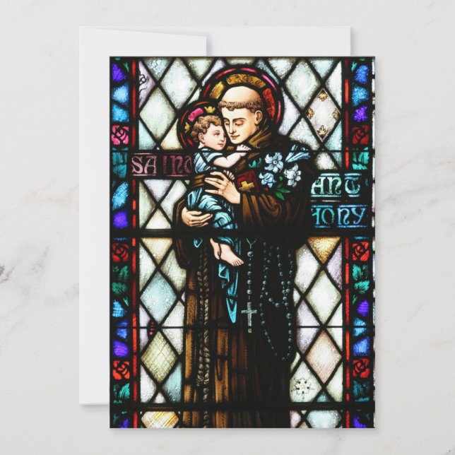 Heilige Anthony Padua Holding a Child (Vorderseite)