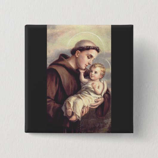 Heilige Anthony von Padua Button (Vorderseite)