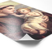 Heilige Anthony von Padua Fotodruck (Ecke)