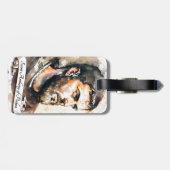 Heilige Anthony von Padua Gepäckanhänger (Rückseite horizontal)