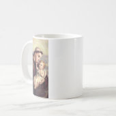 Heilige Anthony von Padua Kaffeetasse (Vorderseite Links)