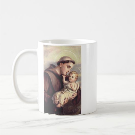 Heilige Anthony von Padua Kaffeetasse (Links)