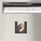 Heilige Anthony von Padua Magnet (In Situ (Geschirrspüler))