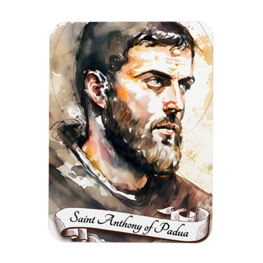 Heilige Anthony von Padua Magnet (Vertikal)
