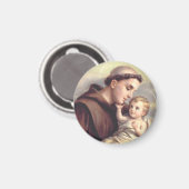 Heilige Anthony von Padua Magnet (Vorderseite/Rückseite)