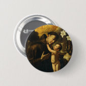 Heilige Anthony von Padua mit dem Baby Jesus Button (Vorne & Hinten)