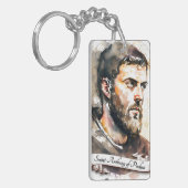 Heilige Anthony von Padua Schlüsselanhänger (Vorderseite links)