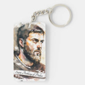 Heilige Anthony von Padua Schlüsselanhänger (Rückseite)