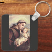 Heilige Anthony von Padua Schlüsselanhänger (Rückseite)