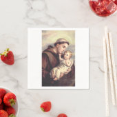 Heilige Anthony von Padua Serviette (Beispiel)