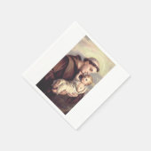 Heilige Anthony von Padua Serviette (Ecke)