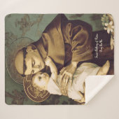 Heilige Anthony von Padua Sherpadecke (Vorderseite (Horizontal))