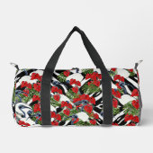 heilige Anthurium-Tasche Duffle Bag (Vorderseite)