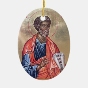 Heilige Apostel Petrus und Paulus Keramik Ornament