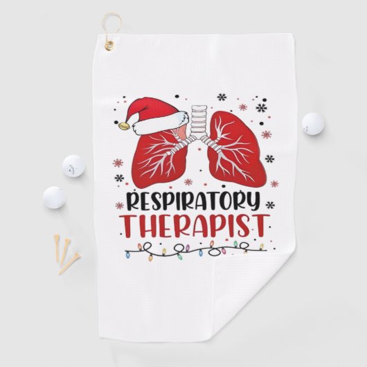 Heilige Atemtherapie Weihnachten, Lung Christ Golfhandtuch (Insitu)