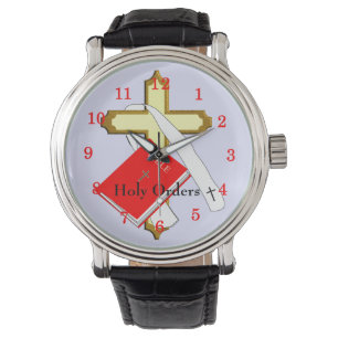 Heilige Aufträge Religiöse Bibel Heiliges Kreuz  Armbanduhr
