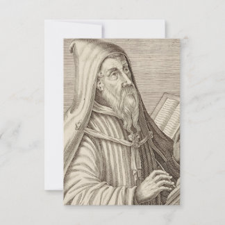 Heilige Augustinus Andachtsgravur Heilige Karte