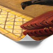 Heilige aus Jackdaw Rheims Raven Briton Riviere Poster (Ecke)