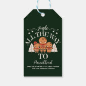 Heilige Baby-Schwangerschaft Ankündigung Geschenkanhänger (Rückseite)