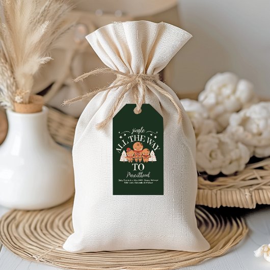 Heilige Baby-Schwangerschaft Ankündigung Geschenkanhänger