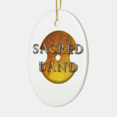 Heilige Band-Logo-Verzierung Keramik Ornament (Links)