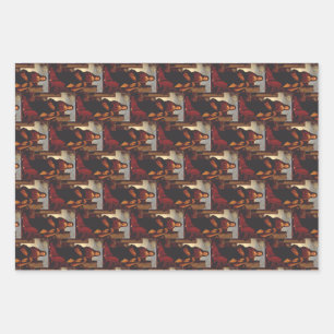 Heilige Barbara Heilige Ikone Grafik Kunst Geschenkpapier Set