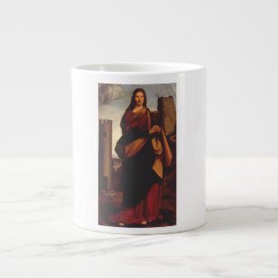 Heilige Barbara Heilige Ikone Grafik Kunst Jumbo-Tasse