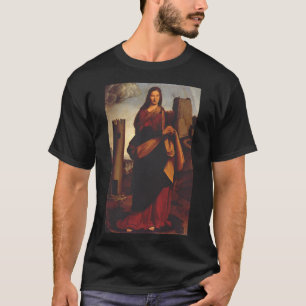 Heilige Barbara Heilige Ikone Grafik Kunst T-Shirt