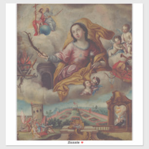 Heilige Barbara Jungfrau und Märtyrerin Aufkleber