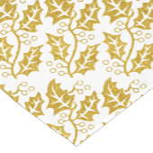 Heilige Beere aus Gold Glitzer Moderner Weihnachts Kurzer Tischläufer (Ecke)