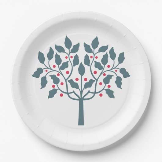 Heilige Beere Pappteller (Vorderseite)